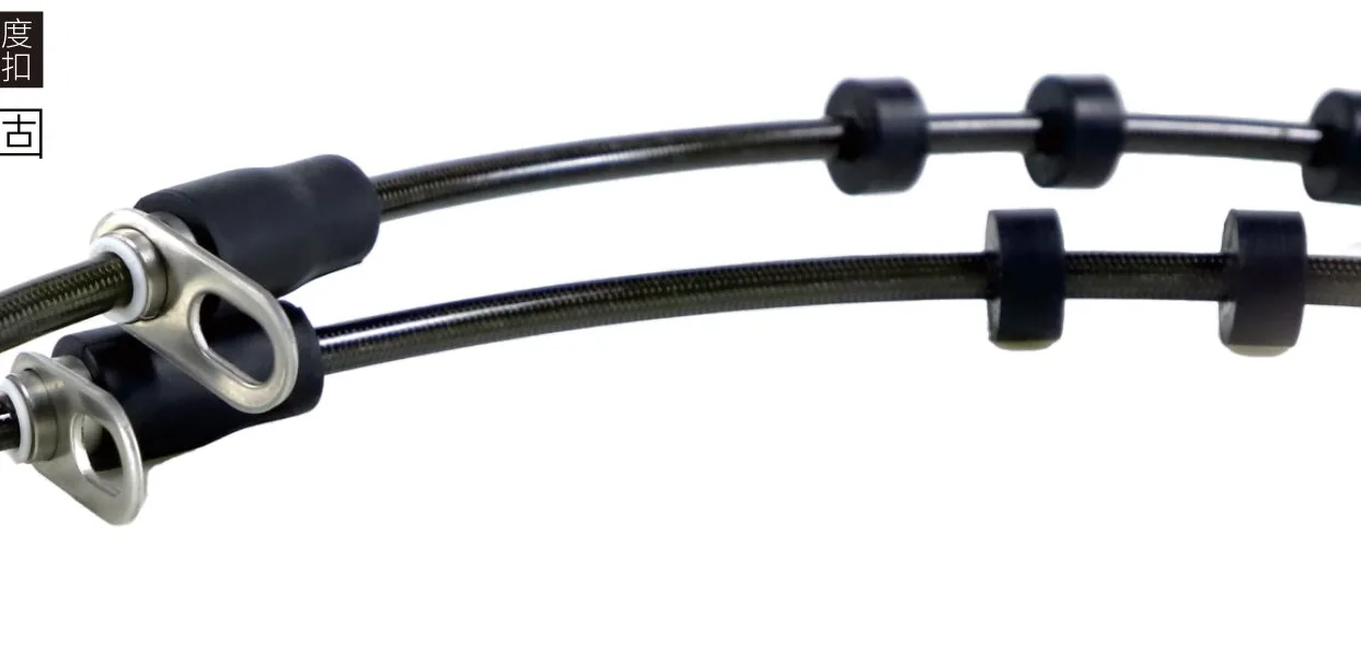 VINIC braided stainless brake hose set, vehicle-specific